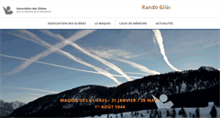 Desktop Screenshot of glieres-resistance.org